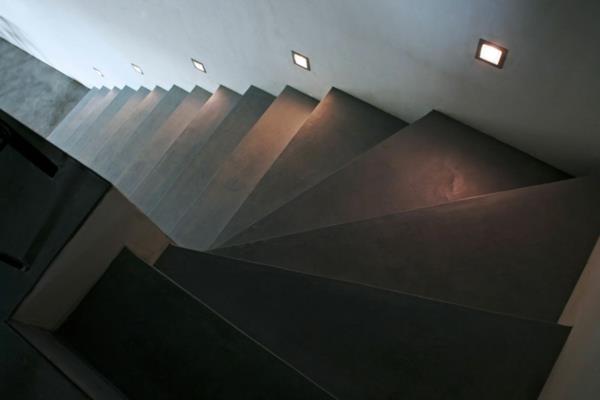 voskani beton za oblikovanje stopnic