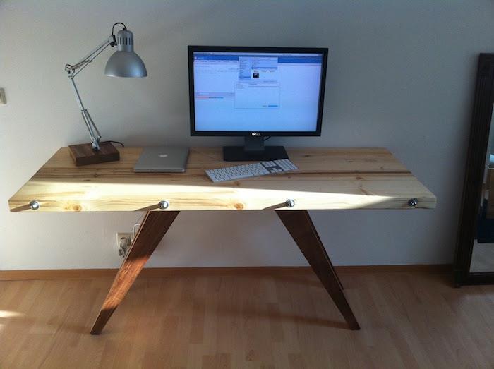 İskandinav tarzı kendin yap tasarım masası