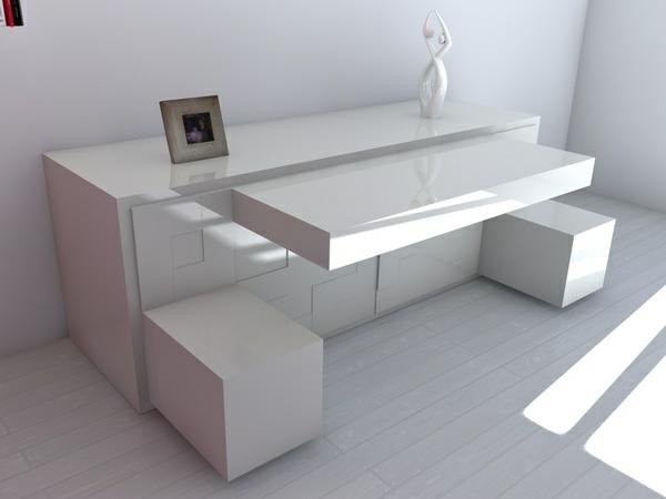 modern-beyaz-tasarım-geri çekilebilir-masa