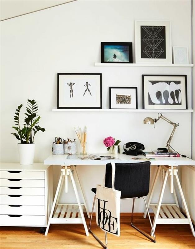 bela-lak-miza-bela-miza-ikea-stenske slike