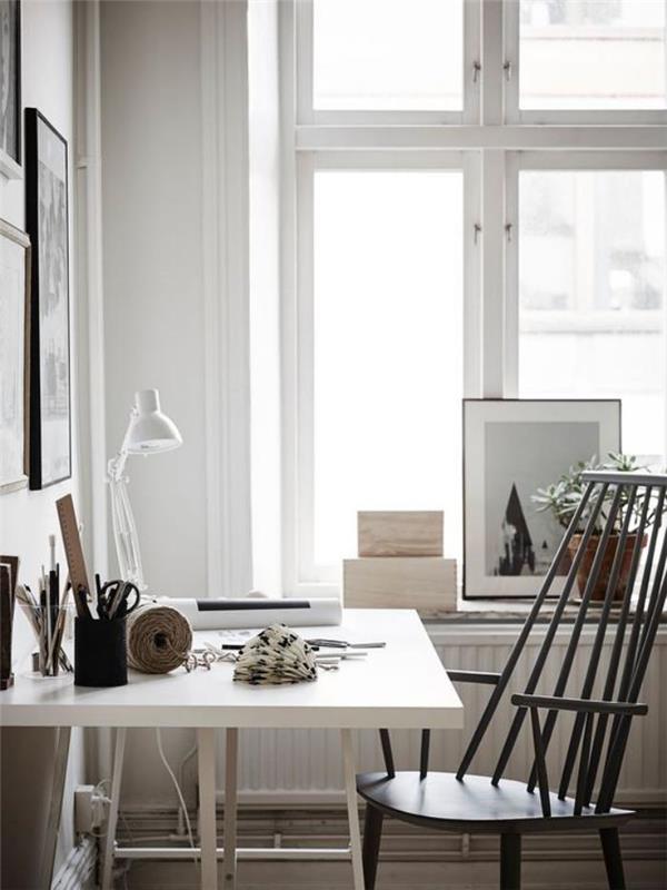 pisalno mizo v skandinavskem slogu-pohištvo skandinavskega tipa