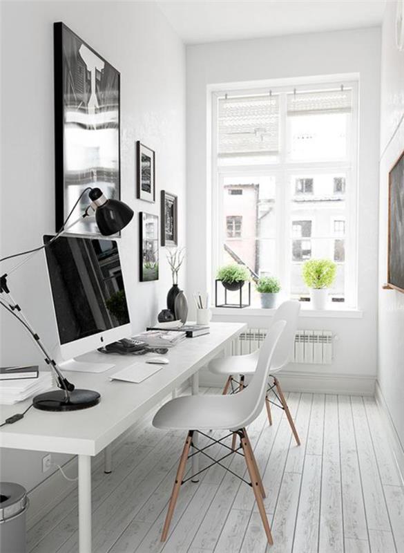 iskandinav tarzı-evde-ofis-iskandinav tasarımı