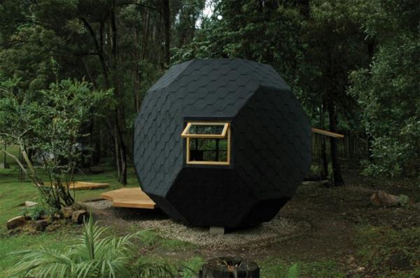 modern-tasarım-siyah için bahçe kulübesi