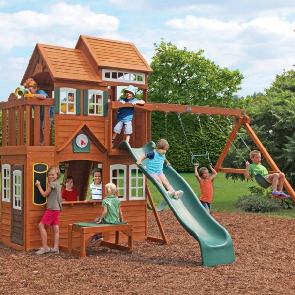 çocuk oyun alanı için bahçe kulübesi
