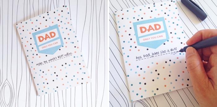vzorec natisljive kartice za očetov dan, kartica z zalogo diy z najboljšo oznako za očeta