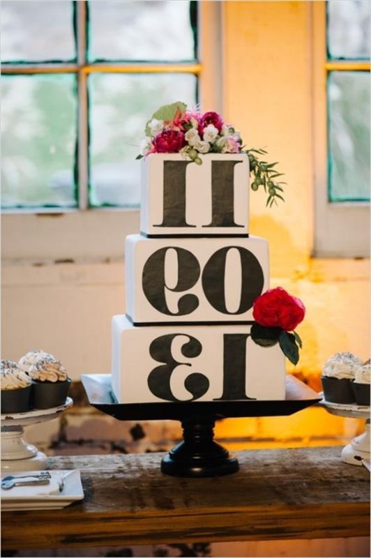 düğünler için orijinal-temalı-doğum günü pastası
