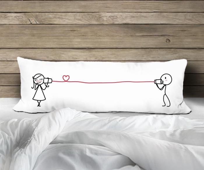 osebno posteljnina, predloga prevleke za blazino ljubezenskega para, praktično darilo za valentinovo