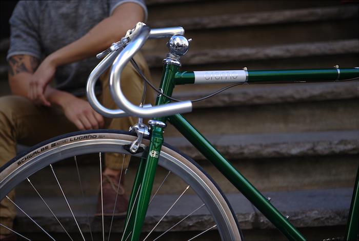 velo fixit bike fixi fixies kolesa fix gear creme temno zelena krom vintage
