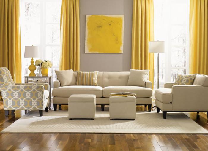 smėlio spalvos-sofa-svetainė-smėlio spalvos ir geltona