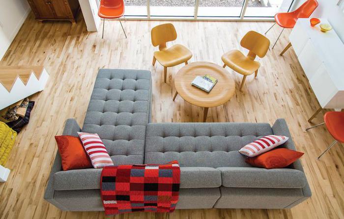 modularna dnevna soba z raztegljivim kavčem