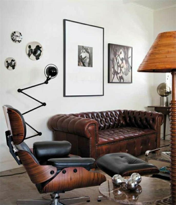 odinė sofa-svetainė-oda-tapyba-sienų apdaila-skaitymo lempa-kavos staliukas-svetainė