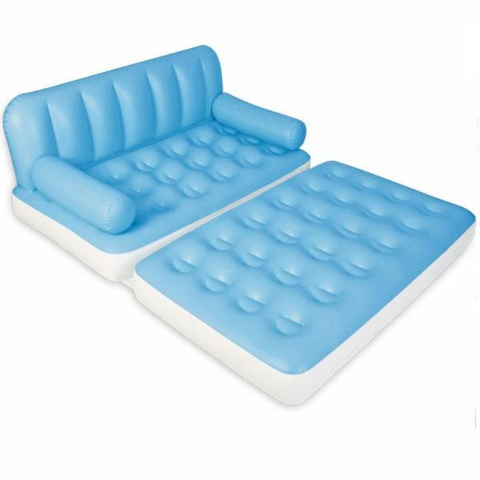 Ikea-napihljiv-kabriolet-kavč-bela-modra