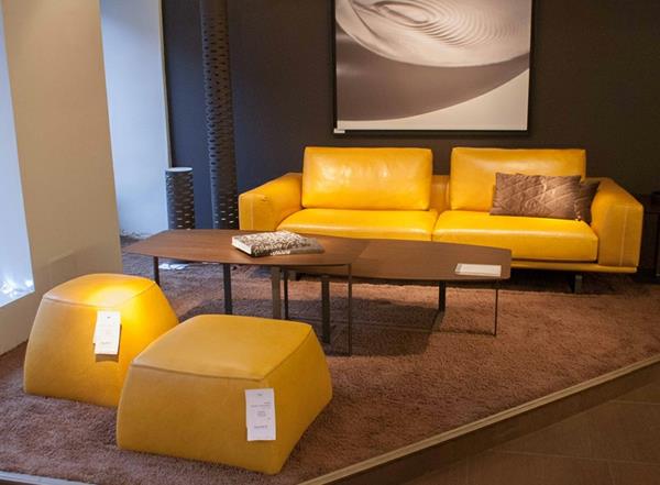 natuzzi-sofa-geltona-sofa-dviems žmonėms