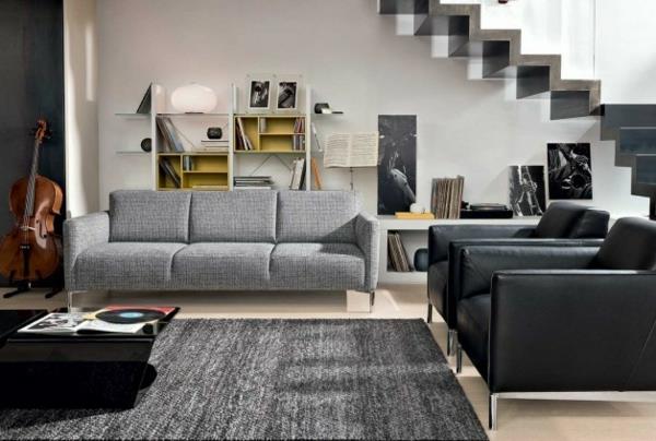 pilka audinio-natuzzi-sofa