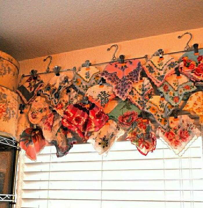 valance-vintage-çok renkli-mendiller
