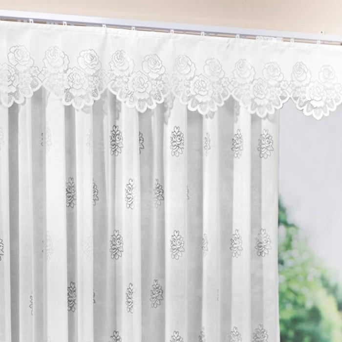 beyaz-valance-yarı-şeffaf-çiçek desenli tutucu