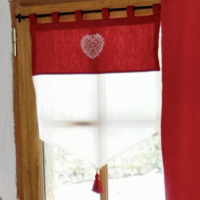 valance-bringtwo-net-in-kırmızı-beyaz