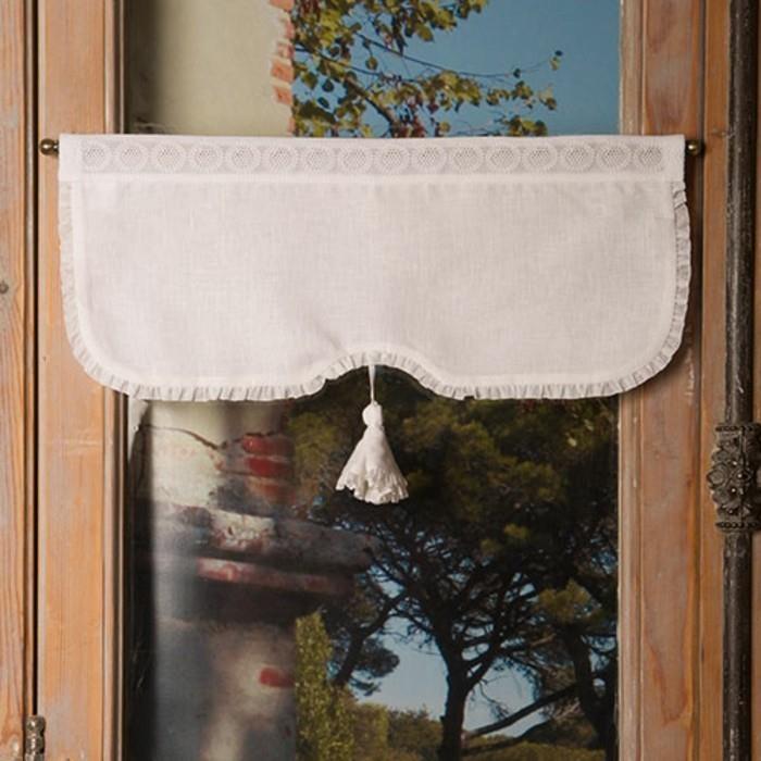 rustik-tarzı-keten-valance