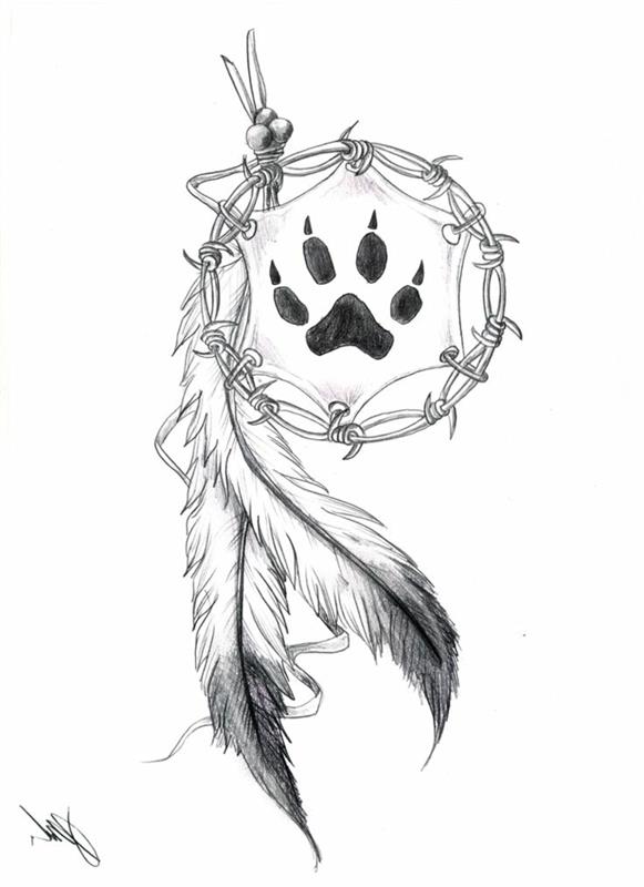 Siyah beyaz kabile çizim fikri basit siyah beyaz kabile çizim dreamcatcher ayı pençe