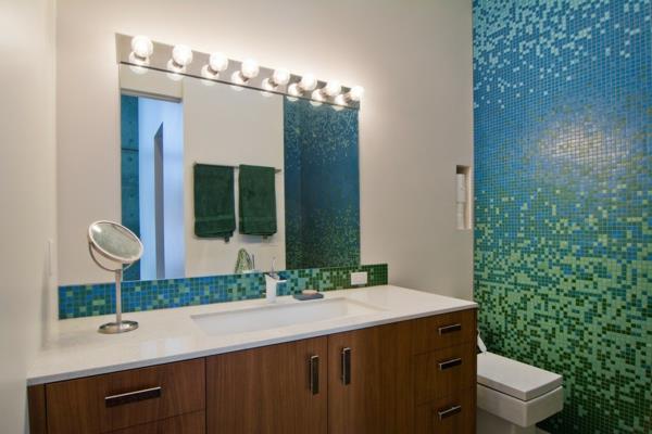 mozaikos plytelės-vonios kambario dekoravimo idėjos