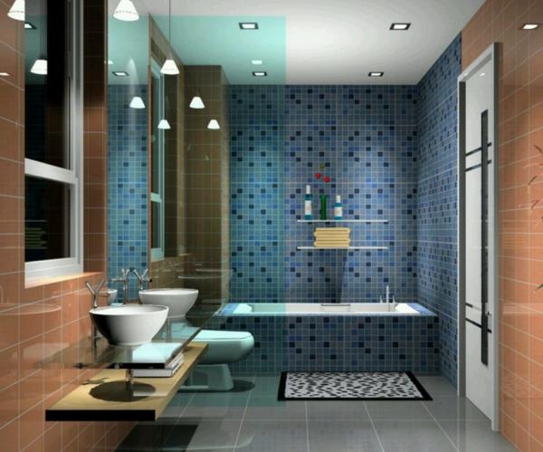 Spektakularno mozaično oblaganje kopalnice