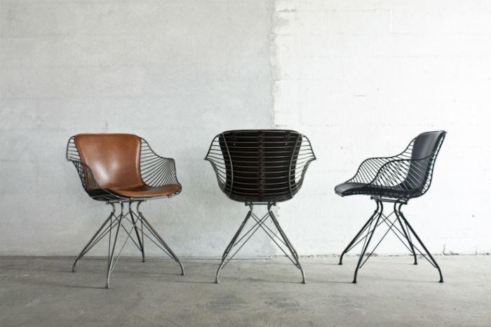 endüstriyel deco için endüstriyel stil deri tasarım sandalye
