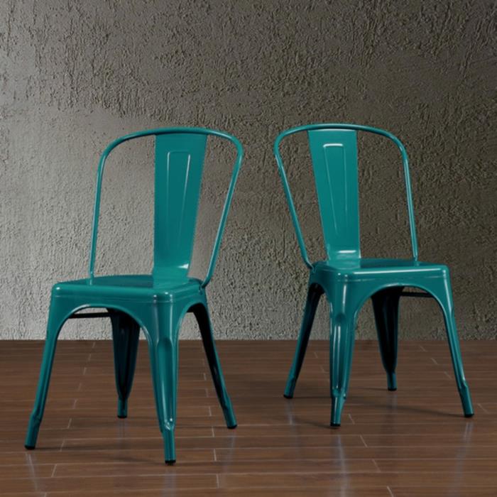 „Tolix“ spalvos bistro kėdės