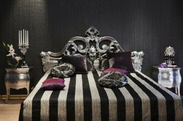 yetişkin-yatak odası-gotik-tarzı-şerit