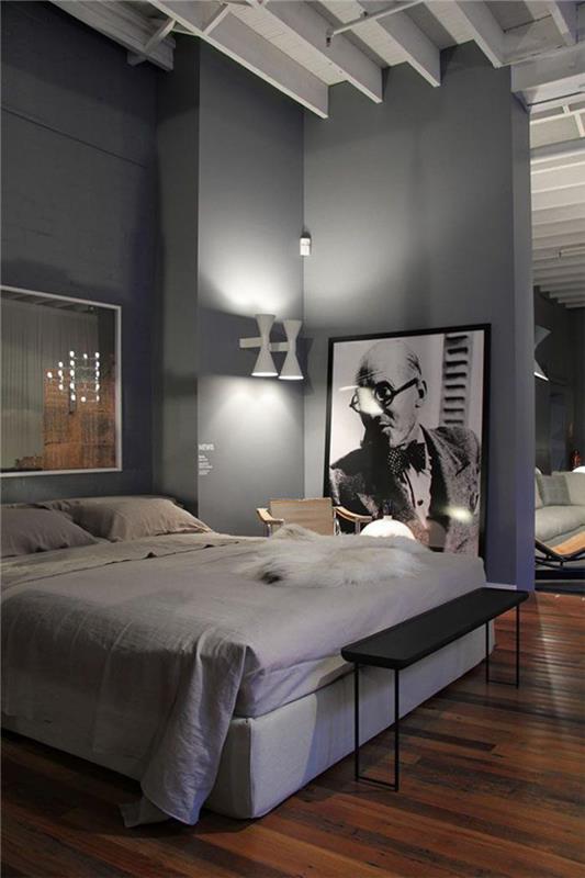 moderno spalnico-odprto stanovanje-stanovanje