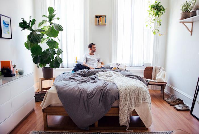 Modern yetişkin yatak odası hedefi yetişkin yatak yetişkin yatak odası serin fikir dekoru İskandinav ilham