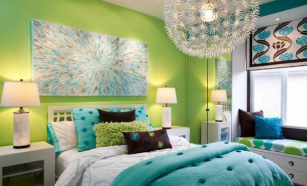 spalnica-zeleno-modro-elegantna
