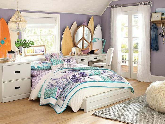teen-girl-design-sea-surf-mirror-peace-teen-bedroom