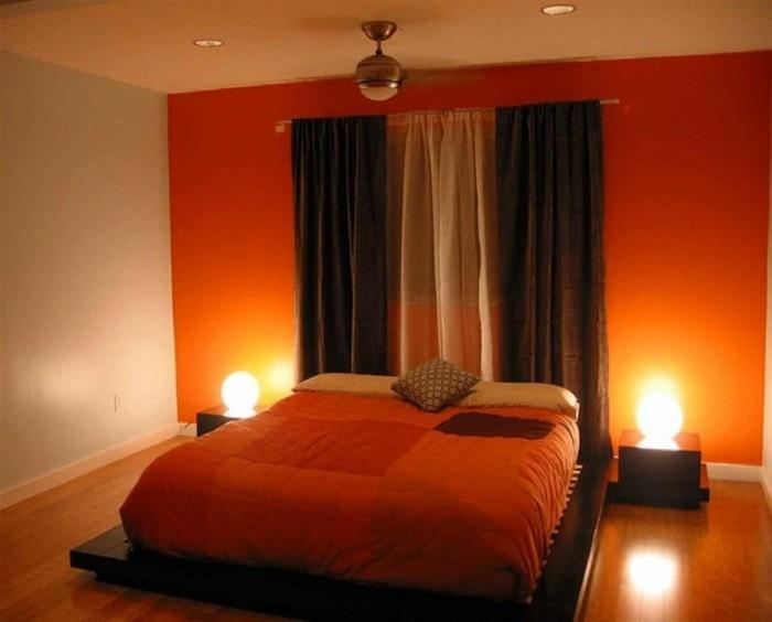 postelja za odrasle-spalnica-svetle barve-nizka velikost