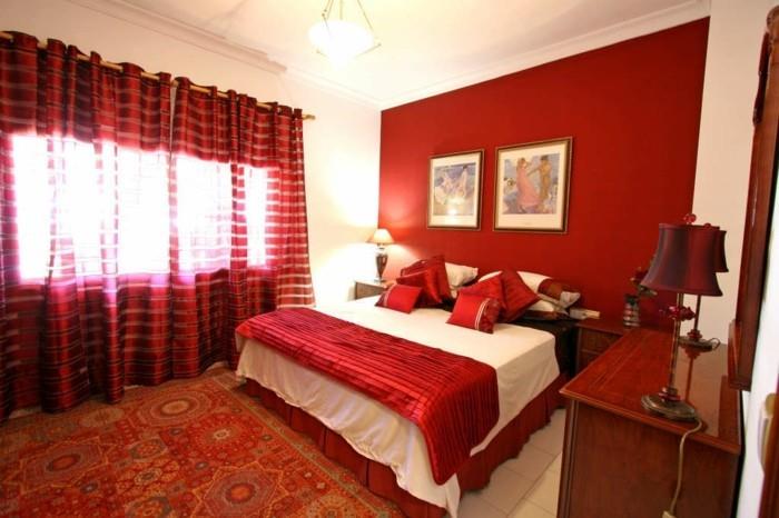 zavese za spalnico za odrasle-v-rdeči-in-pol-prozorni-rdeči velikosti
