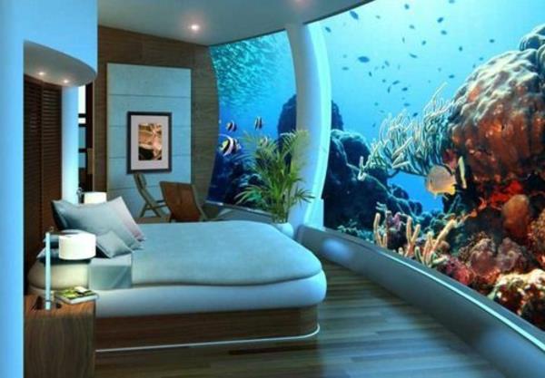 Poseidono povandeninis-prabangus kambarys