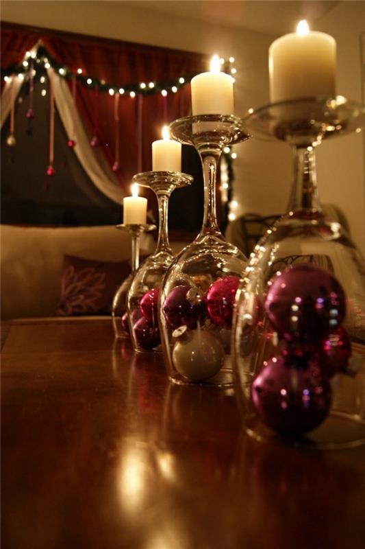 Kalėdų miegamasis-šviesa-deko-šviesa-girlianda-rutulio-žvakės ir girliandos
