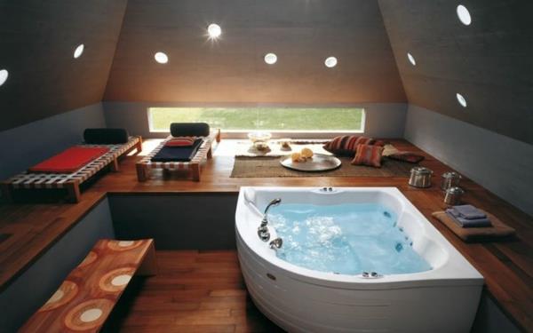 jakuzili-köşeli-küvetli-otel odası-spa-odasında-küvet