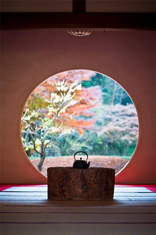 Japonska soba-okroglo okno