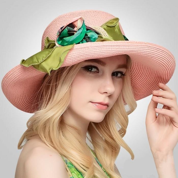skrybėlė-moteris-vasara-skara-kaip-dekoracija