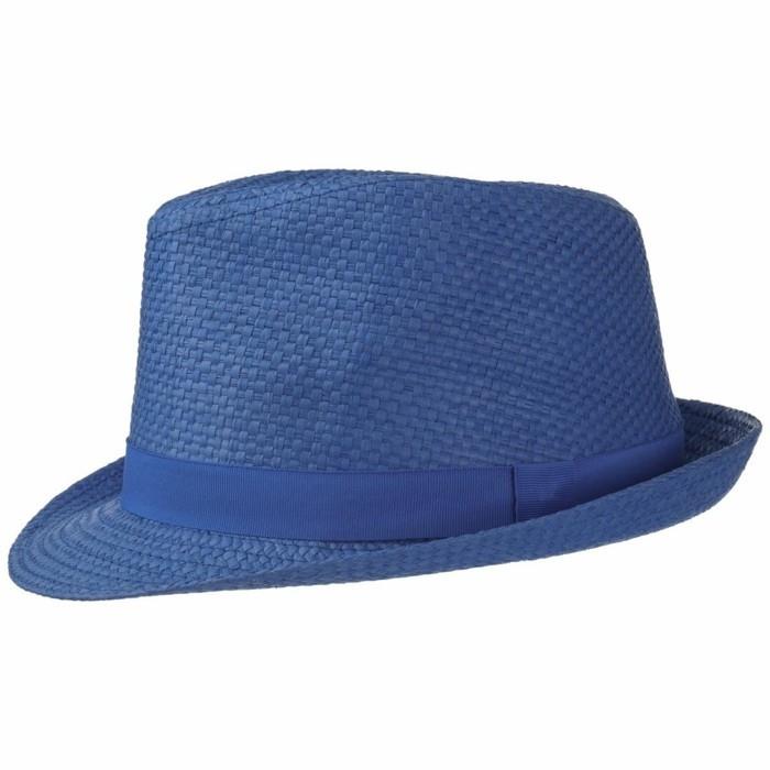 šiaudų skrybėlė-vaikas-mėlyna-indigo-Chapeaushop.fr-8