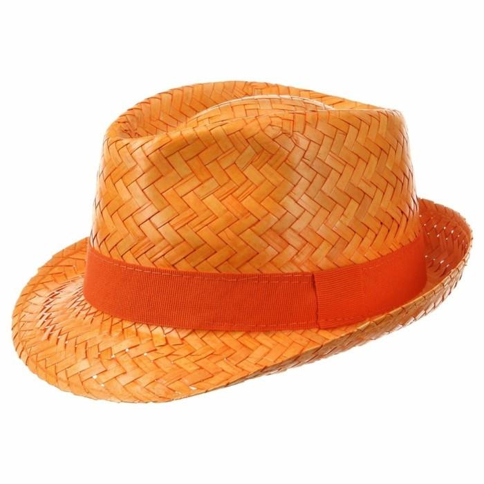 šiaudų skrybėlė-vaikas-blizgus-oranžinis-Chapeaushop.fr-4