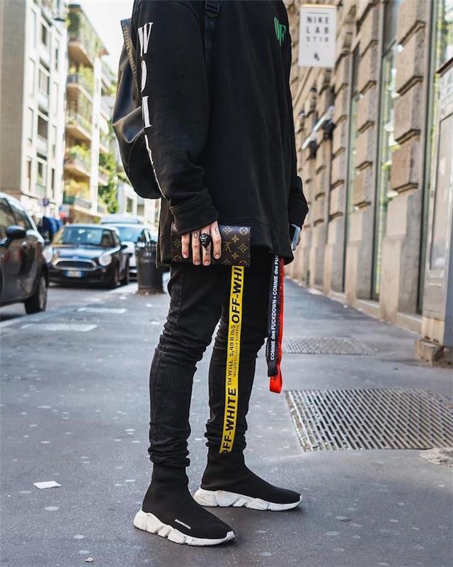 Balenciaga Speed ​​Trainer kot model superge trend moški 2017 2018 poletje