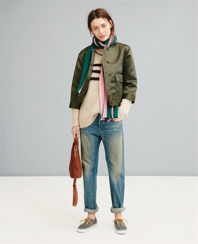 Ženska hipsterska oblačila vintage trendovska obleka mama boyfriend kavbojke