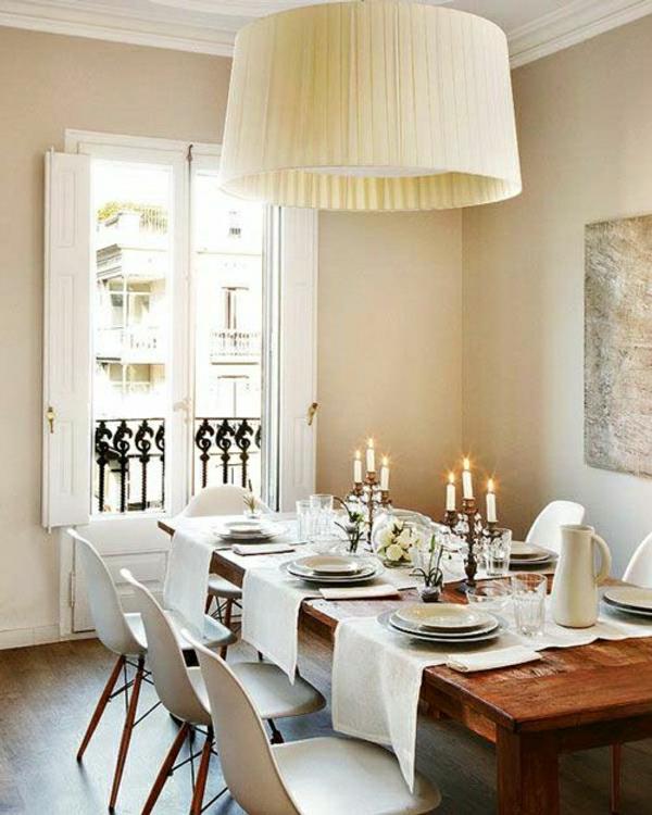 masa örtüsü-kumaş-avize-beyaz-kumaş-modern-oturma odası-resimleri