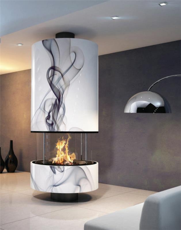 viseče-ognjišče-centralna-uporabnost-in-lepota-taktilna-svetilka-kamin-imitacija marmorja