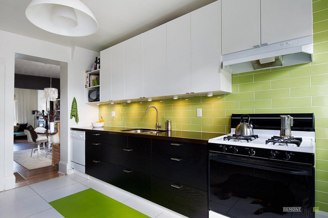 Grembiule da cucina verde