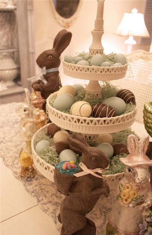 Velykų veikla Velykų dekoravimas Velykų dekoracijos lengvi šokoladiniai kiaušiniai