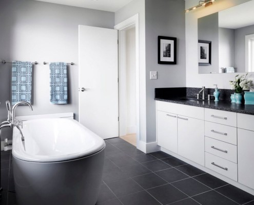 Frío opción de baño negro