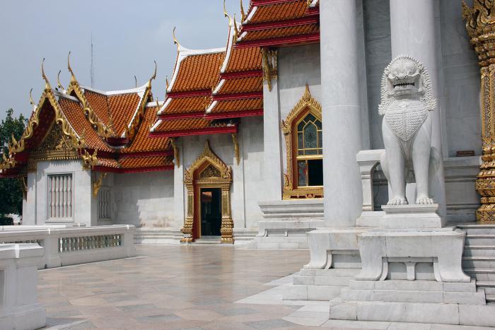 vezje na Tajskem-marmorni tempelj
