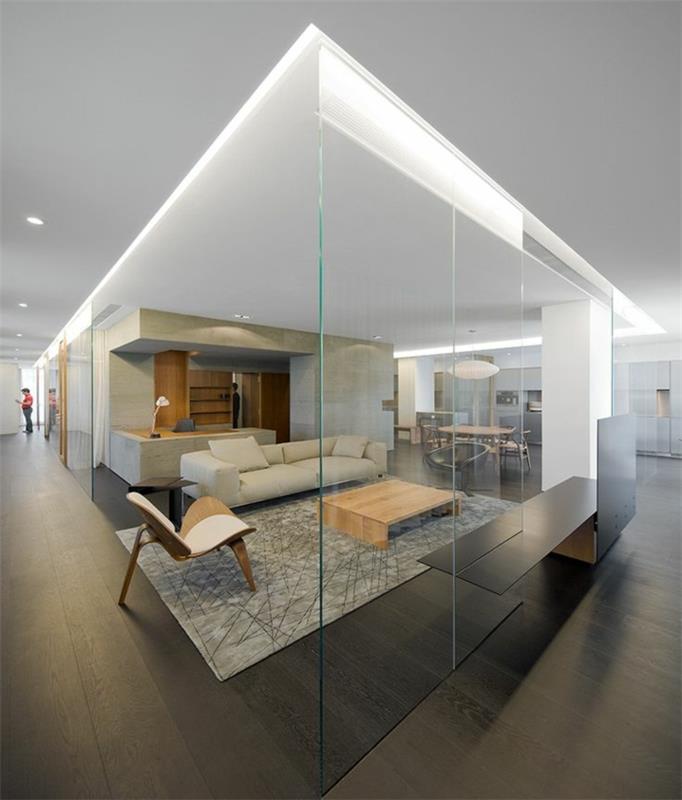 stiklo pertvaros-gryno stiklo pertvaros-biurui ir moderniam interjerui
